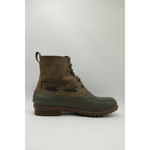 Sperry Top Sider Brown Leather Lace Up Duck Boots Shoes Men\'s 10 M main image 7